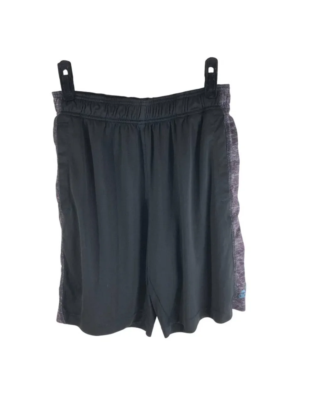 Adidas Mens Athletic Basketball Training Shorts Pockets Drawstring Black Gray S